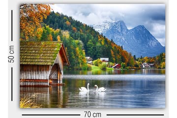 Canvasbilde Flerfarget - 55x07 cm - Interiør - Maleri & posters - Lerretsbilder