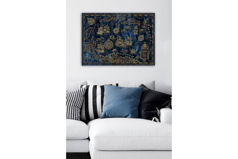 Canvasbilde Flerfarget - 55x07 cm - Interiør - Maleri & posters - Lerretsbilder