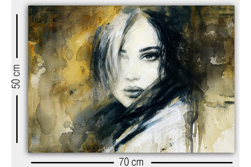 Canvasbilde Flerfarget - 55x07 cm - Interiør - Maleri & posters - Lerretsbilder