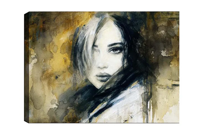 Canvasbilde Flerfarget, 55x07 cm