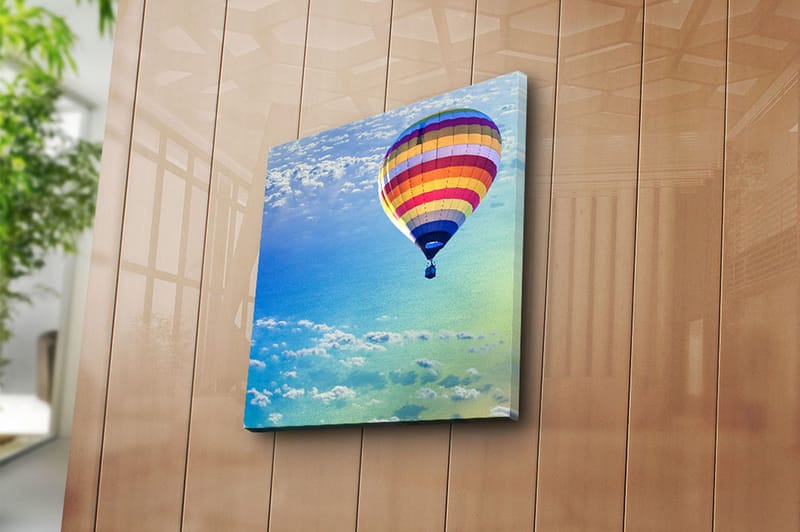Canvasbilde Floral Flerfarget - 44x54 cm - Interiør - Maleri & posters - Lerretsbilder