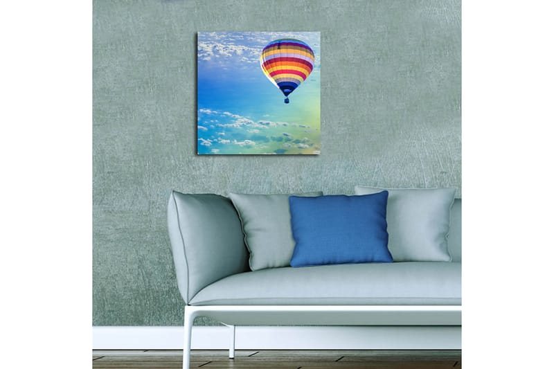Canvasbilde Floral Flerfarget - 44x54 cm - Interiør - Maleri & posters - Lerretsbilder