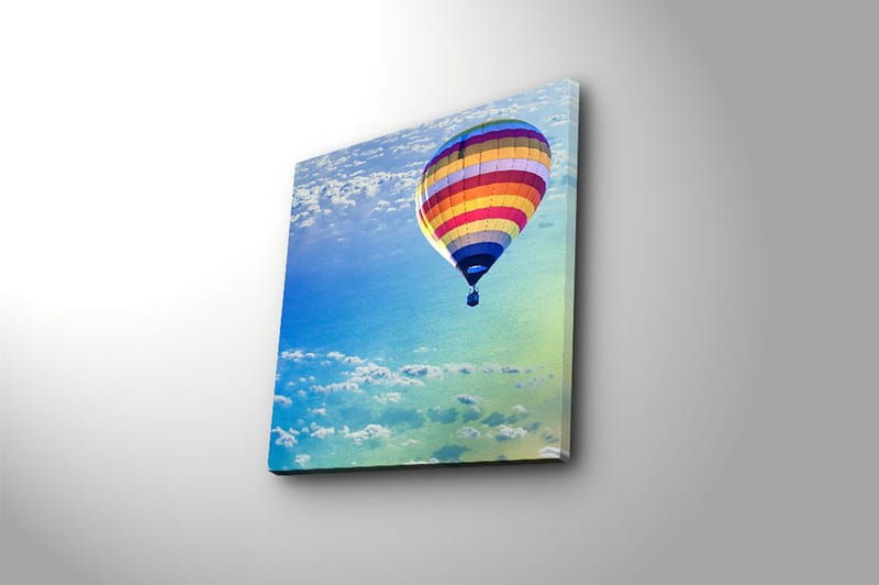 Canvasbilde Floral Flerfarget - 44x54 cm - Interiør - Maleri & posters - Lerretsbilder