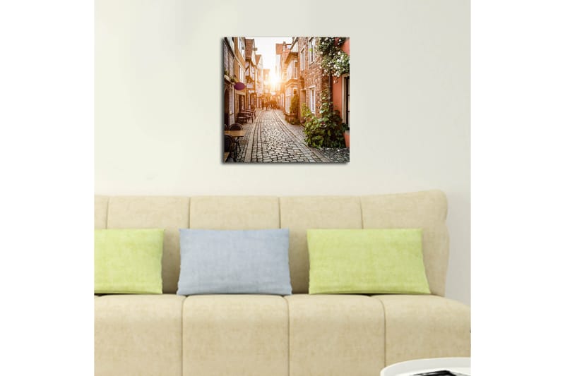 Canvasbilde Floral Flerfarget - 44x54 cm - Interiør - Maleri & posters - Lerretsbilder