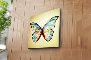 Canvasbilde Floral Flerfarget - 44x54 cm - Interiør - Maleri & posters - Lerretsbilder