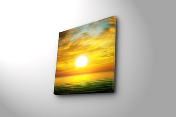 Canvasbilde Floral Flerfarget - 44x54 cm - Interiør - Maleri & posters - Lerretsbilder
