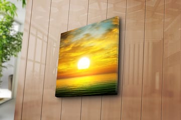 Canvasbilde Floral Flerfarget - 44x54 cm - Interiør - Maleri & posters - Lerretsbilder