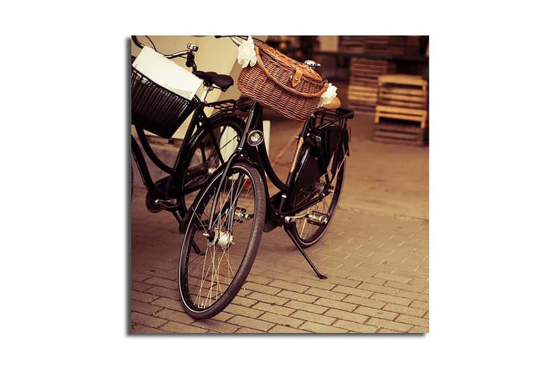 Canvasbilde Floral Flerfarget - 44x54 cm - Interiør - Maleri & posters - Lerretsbilder