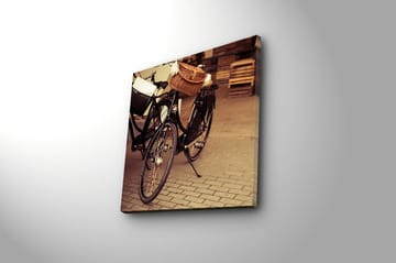Canvasbilde Floral Flerfarget - 44x54 cm - Interiør - Maleri & posters - Lerretsbilder