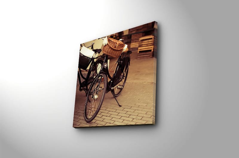 Canvasbilde Floral Flerfarget - 44x54 cm - Interiør - Maleri & posters - Lerretsbilder