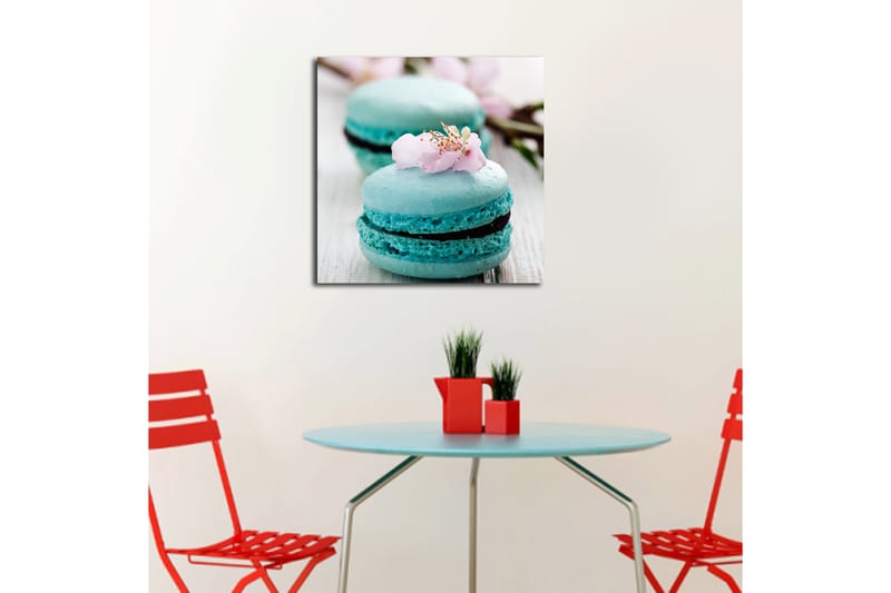 Canvasbilde Floral Flerfarget - 44x54 cm - Interiør - Maleri & posters - Lerretsbilder