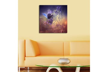 Canvasbilde Floral Flerfarget - 44x54 cm - Interiør - Maleri & posters - Lerretsbilder
