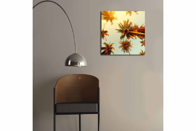 Canvasbilde Floral Flerfarget - 44x54 cm - Interiør - Maleri & posters - Lerretsbilder