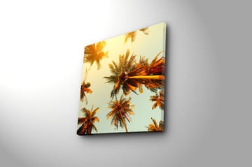 Canvasbilde Floral Flerfarget - 44x54 cm - Interiør - Maleri & posters - Lerretsbilder