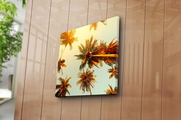 Canvasbilde Floral Flerfarget - 44x54 cm - Interiør - Maleri & posters - Lerretsbilder