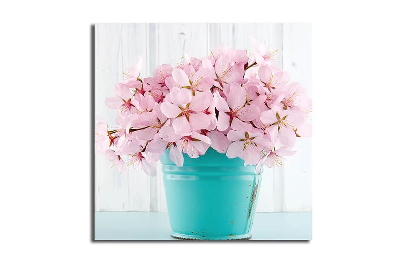 Canvasbilde Floral Flerfarget - 44x54 cm - Interiør - Maleri & posters - Lerretsbilder