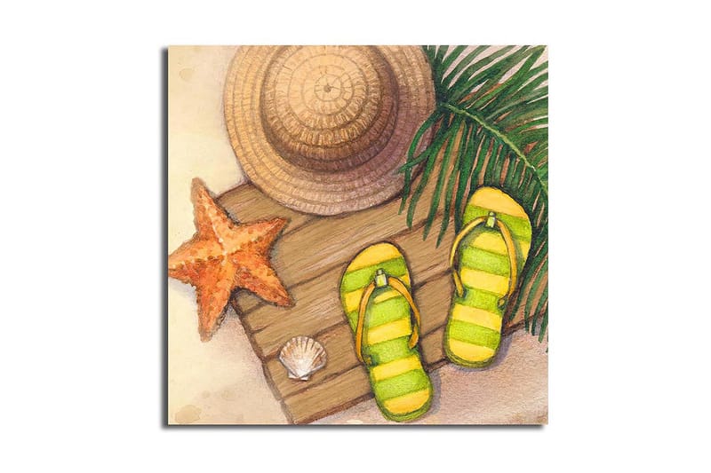 Canvasbilde Floral Flerfarget, 44x54 cm