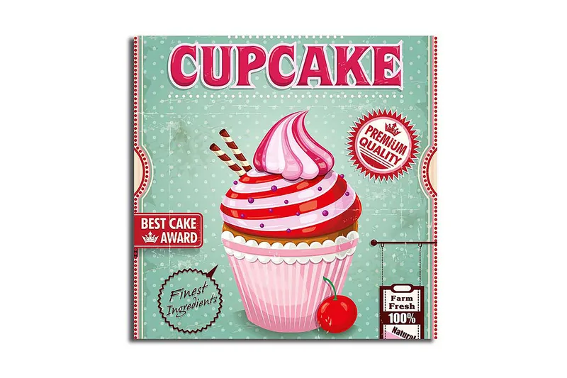 Canvasbilde Floral Flerfarget, 44x54 cm