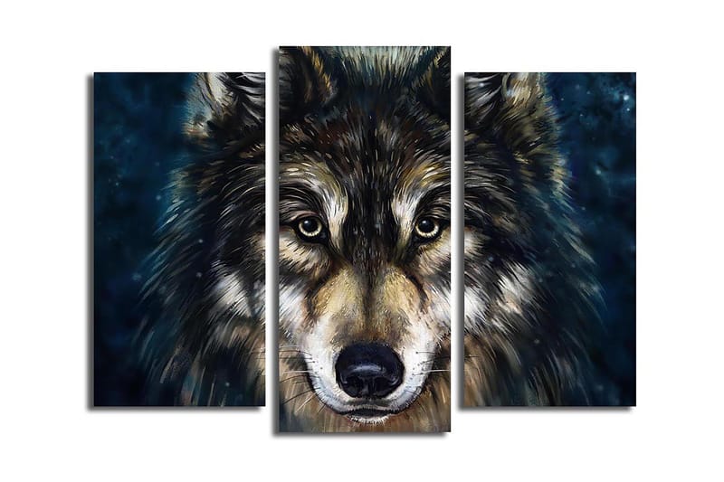 Canvasbilde Kitchen 3-pk Flerfarget, 22x03 cm