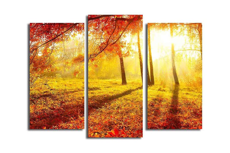 Canvasbilde Kitchen 3-pk Flerfarget - 22x03 cm - Interiør - Maleri & posters - Lerretsbilder