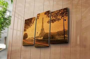 Canvasbilde Kitchen 3-pk Flerfarget - 22x03 cm - Interiør - Maleri & posters - Lerretsbilder