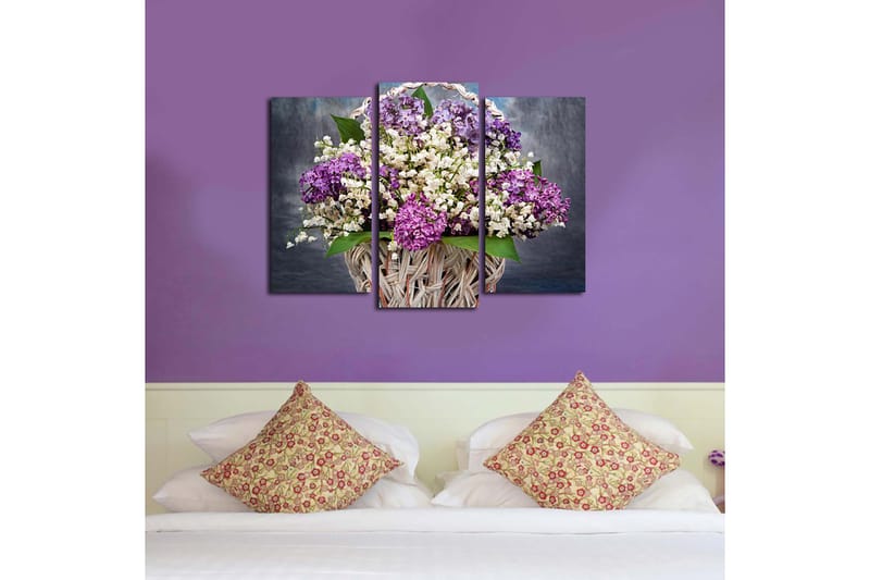 Canvasbilde Kitchen 3-pk Flerfarget - 22x03 cm - Interiør - Maleri & posters - Lerretsbilder