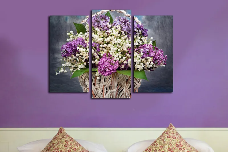 Canvasbilde Kitchen 3-pk Flerfarget, 22x03 cm