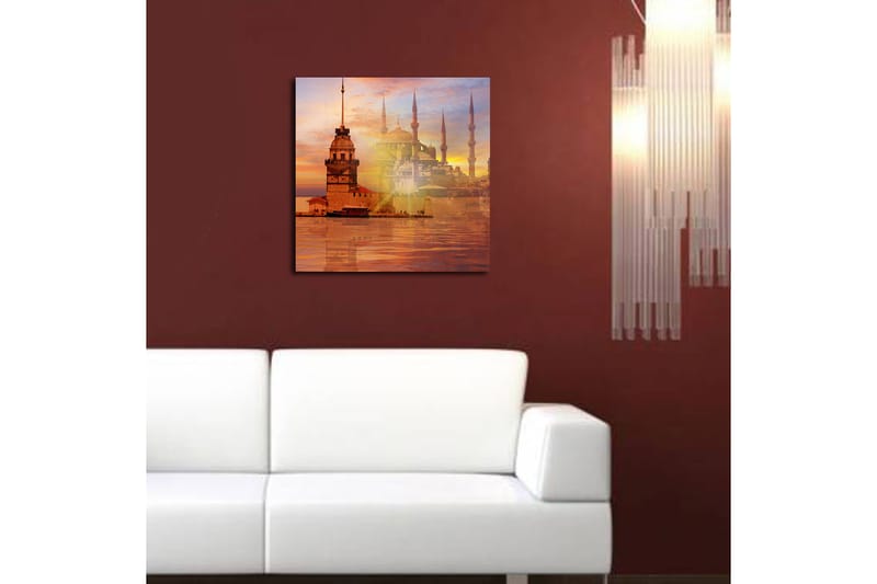 Canvasbilde Music Flerfarget - 44x54 cm - Interiør - Maleri & posters - Lerretsbilder