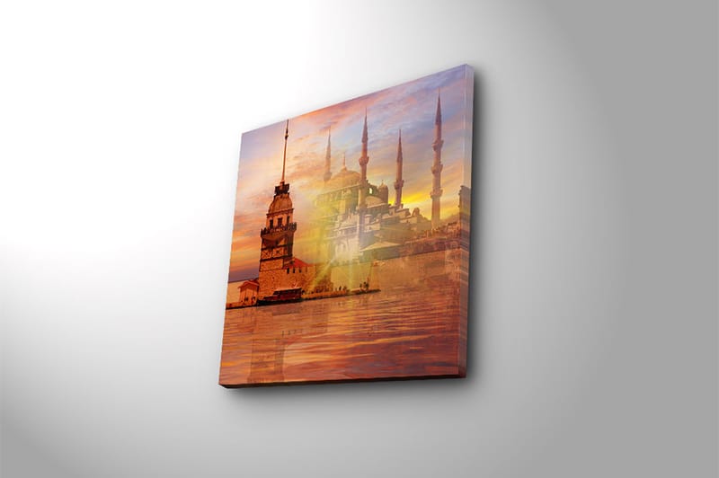 Canvasbilde Music Flerfarget - 44x54 cm - Interiør - Maleri & posters - Lerretsbilder