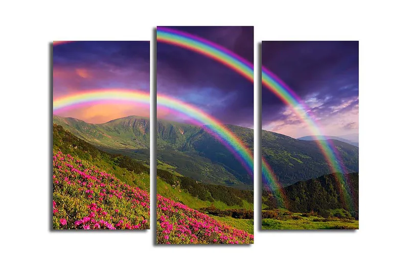 Canvasbilde Nautical 3-pk Flerfarget, 22x03 cm