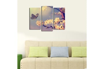 Canvasbilde Scenic 3-pk flerfarget - 22x03 cm - Interiør - Maleri & posters - Lerretsbilder