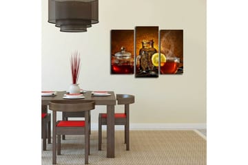 Canvasbilde Scenic 3-pk flerfarget - 22x03 cm - Interiør - Maleri & posters - Lerretsbilder