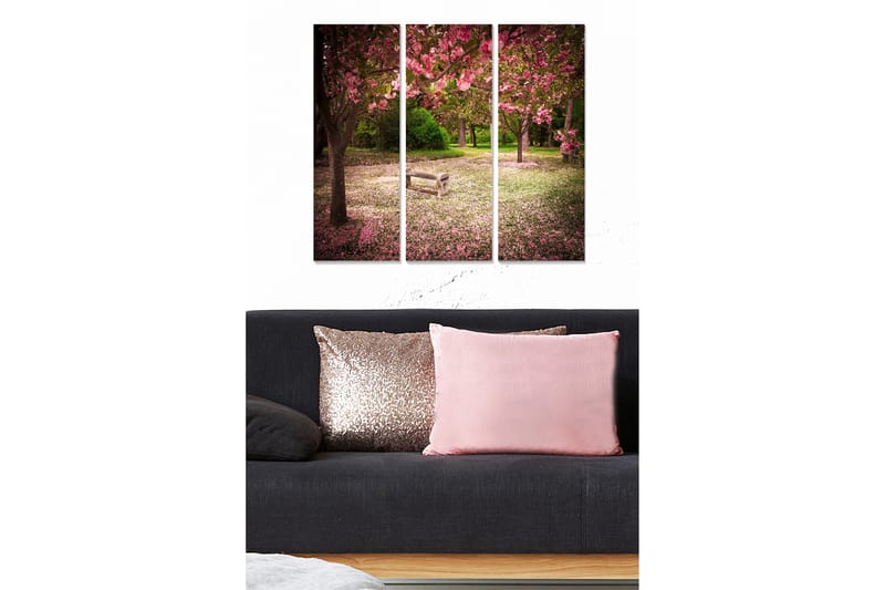 Canvasbilde Scenic 3-pk flerfarget - 22x05 cm - Interiør - Maleri & posters - Lerretsbilder
