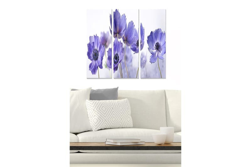 Canvasbilde Scenic 3-pk flerfarget, 22x05 cm