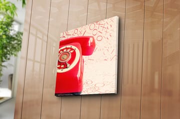 Canvasbilde Scenic Flerfarget - 44x54 cm - Interiør - Maleri & posters - Lerretsbilder