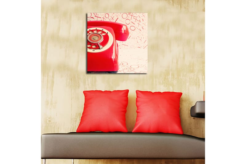 Canvasbilde Scenic Flerfarget - 44x54 cm - Interiør - Maleri & posters - Lerretsbilder