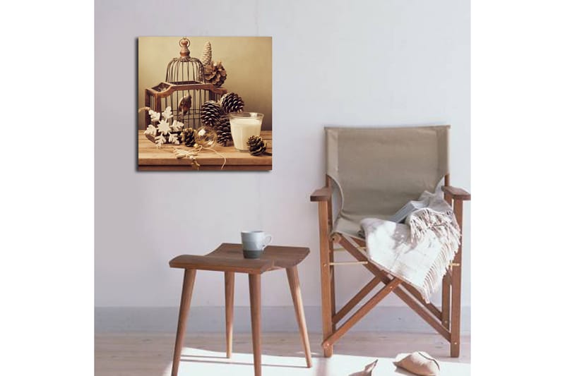 Canvasbilde Scenic Flerfarget - 44x54 cm - Interiør - Maleri & posters - Lerretsbilder