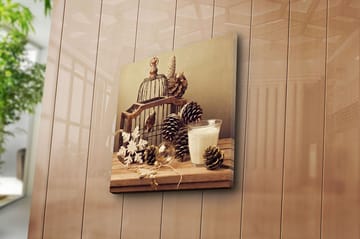 Canvasbilde Scenic Flerfarget - 44x54 cm - Interiør - Maleri & posters - Lerretsbilder