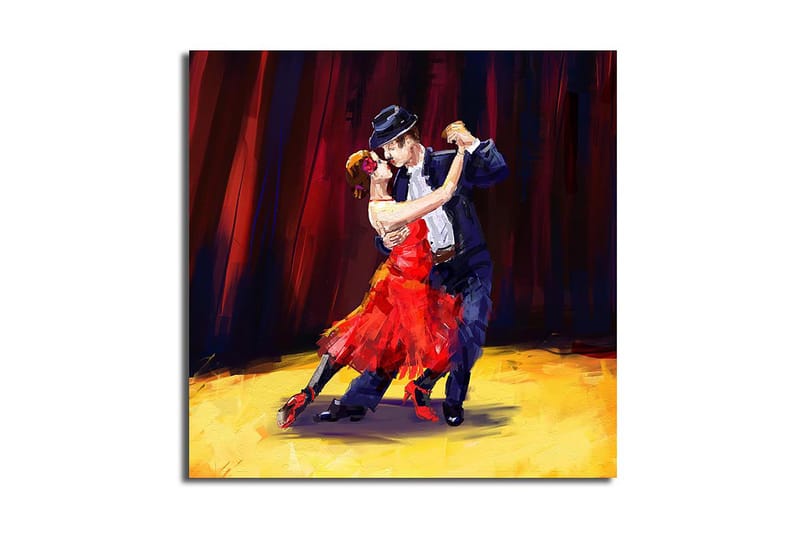 Canvasbilde Scenic Flerfarget - 44x54 cm - Interiør - Maleri & posters - Lerretsbilder