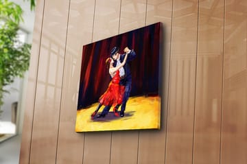 Canvasbilde Scenic Flerfarget - 44x54 cm - Interiør - Maleri & posters - Lerretsbilder