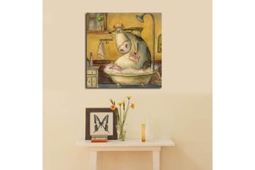 Canvasbilde Scenic Flerfarget - 44x54 cm - Interiør - Maleri & posters - Lerretsbilder