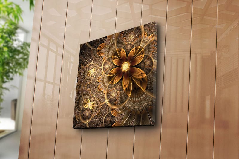 Canvasbilde Scenic Flerfarget - 44x54 cm - Interiør - Maleri & posters - Lerretsbilder
