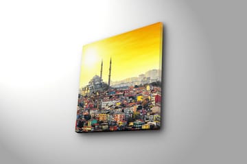 Canvasbilde Scenic Flerfarget - 44x54 cm - Interiør - Maleri & posters - Lerretsbilder