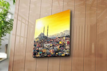 Canvasbilde Scenic Flerfarget - 44x54 cm - Interiør - Maleri & posters - Lerretsbilder