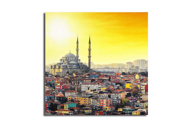 Canvasbilde Scenic Flerfarget - 44x54 cm - Interiør - Maleri & posters - Lerretsbilder