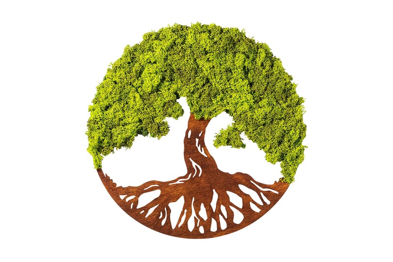 Canvasbilde Tree Of Life 3 - 44x44 cm - Interiør - Maleri & posters - Lerretsbilder