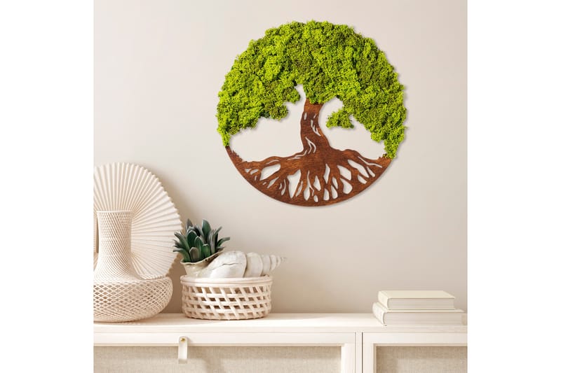 Canvasbilde Tree Of Life 3 - 44x44 cm - Interiør - Maleri & posters - Lerretsbilder