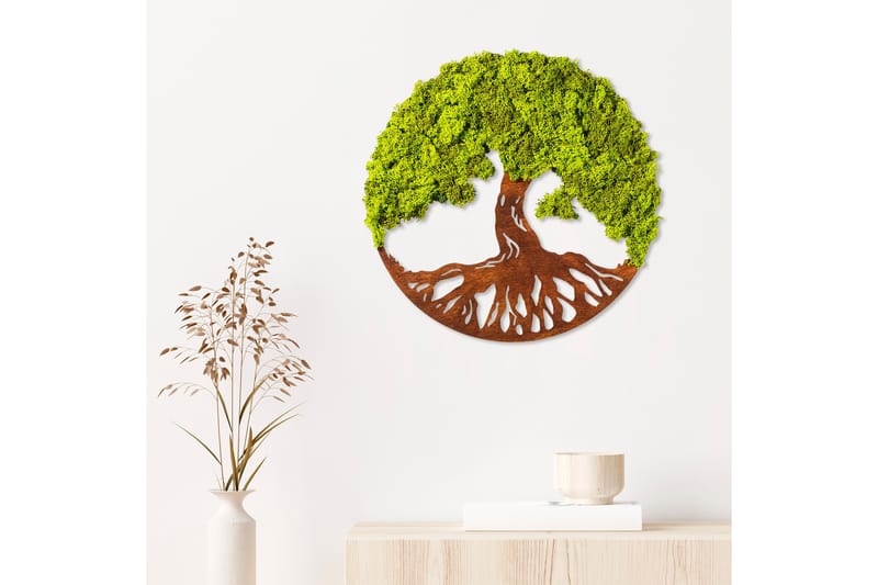 Canvasbilde Tree Of Life 3 - 44x44 cm - Interiør - Maleri & posters - Lerretsbilder