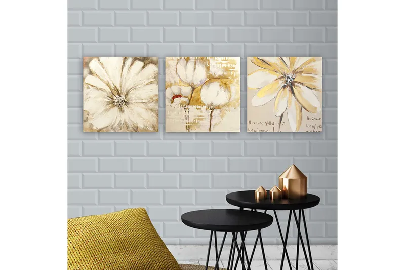 Canvasbilde VP Italy 3-pk Flerfarget, 33x03 cm