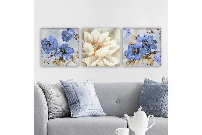 Canvasbilde VP Italy 3-pk Flerfarget - 33x03 cm - Interiør - Maleri & posters - Lerretsbilder